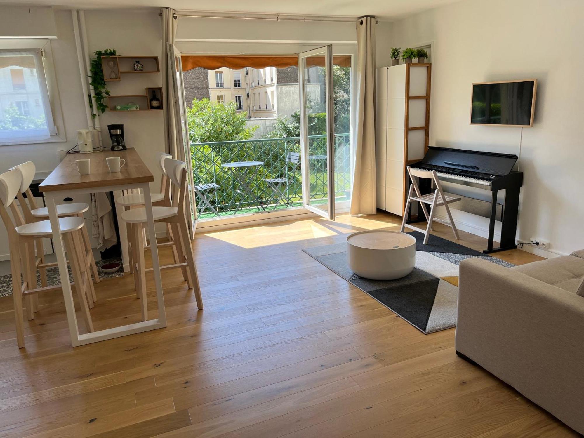 Superbe Appartement Avec Belle Vue Jardin パリ エクステリア 写真